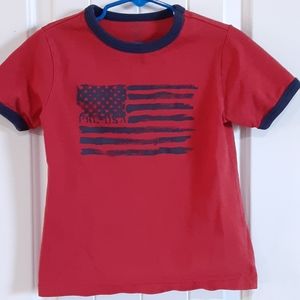 Polo Ralph Lauren,  Kid's Size 4T, Flag SS Tee, Cotton
